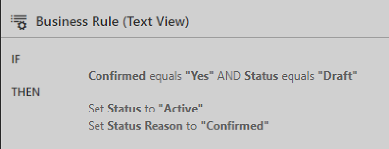 Featured image of post Dynamics CE Business Rules: Manipulating Status (Reasons)