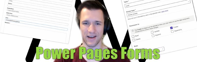 Featured image of post [VIDEO] Adding a Form to Power Pages