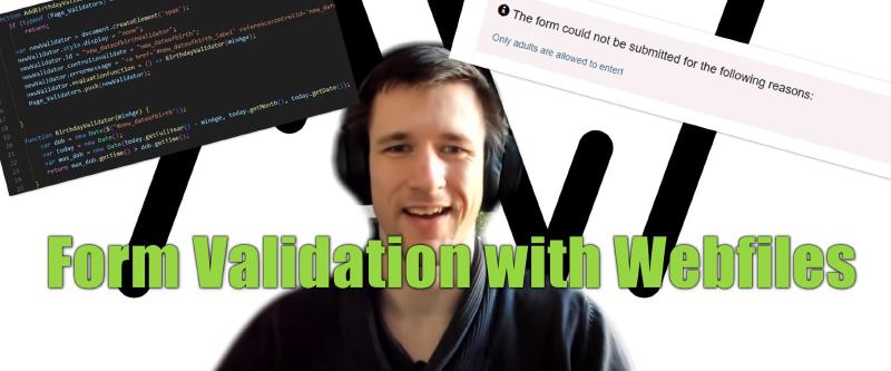 Featured image of post [VIDEO] Power Pages Form Validation and the benefits of Webfiles