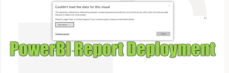 Featured image of post PowerBI: Deploying an Embedded Report with Dataverse