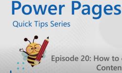 Featured image of post [VIDEO] Power Platform Learners: How to customize content by using Content Snippets in Power Pages?